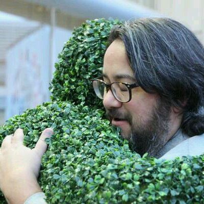 A Hedge Man performing at a corporate event in Berlin